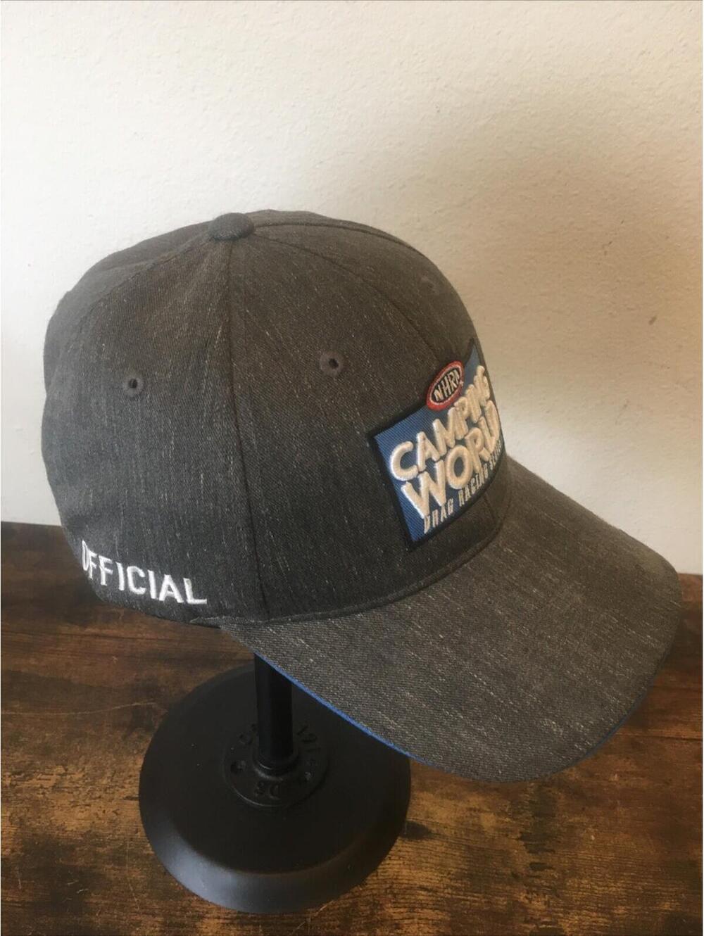 Camping World NHRA Drag Racing 2022 “Officials” Hat – Gray – New With Tags  RarE